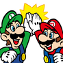 Mario Bros high five Animated icon