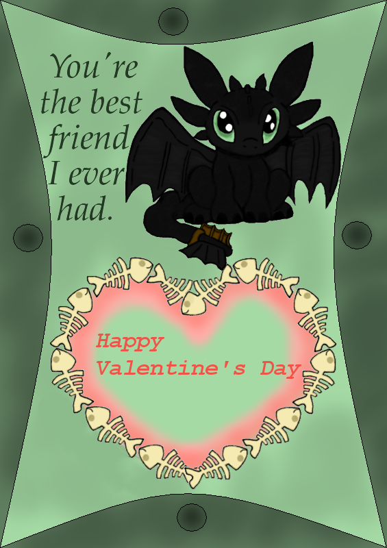 Toothless V-Day card