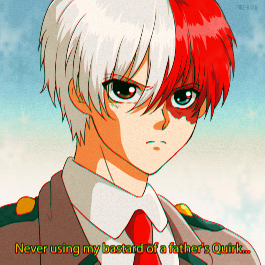 Todoroki anime 90s by FireAkra on DeviantArt Todoroki anime 90s by FireAkra on DeviantArt