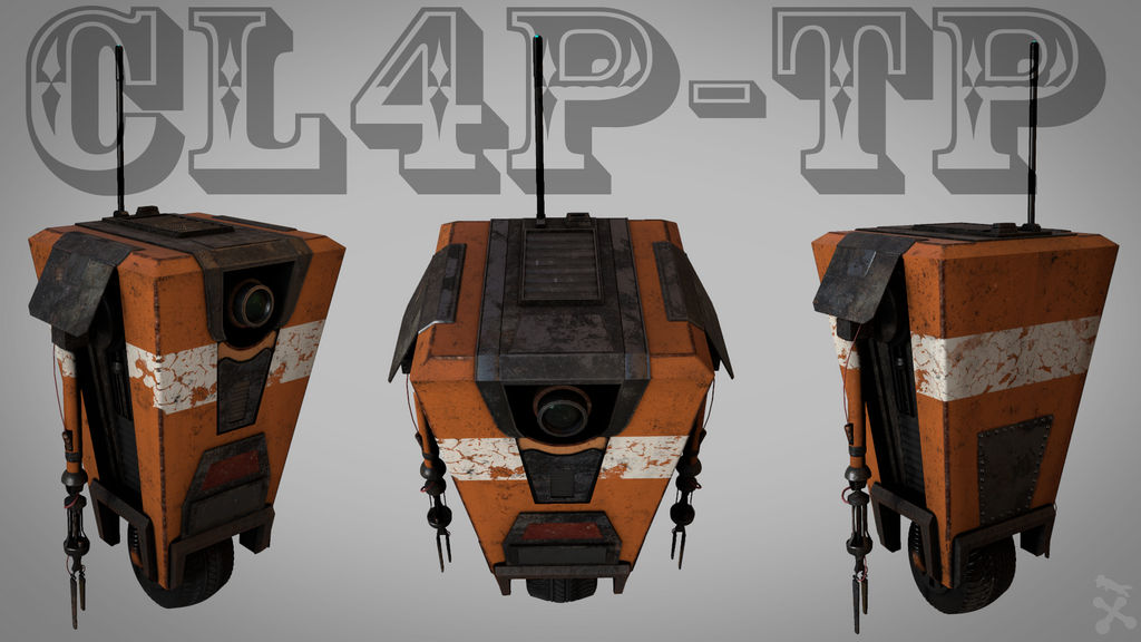 Claptrap (CL4P-TP) by JackBryanReynard on DeviantArt