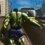 Hulk on walk