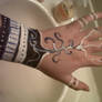 tribal hand paint