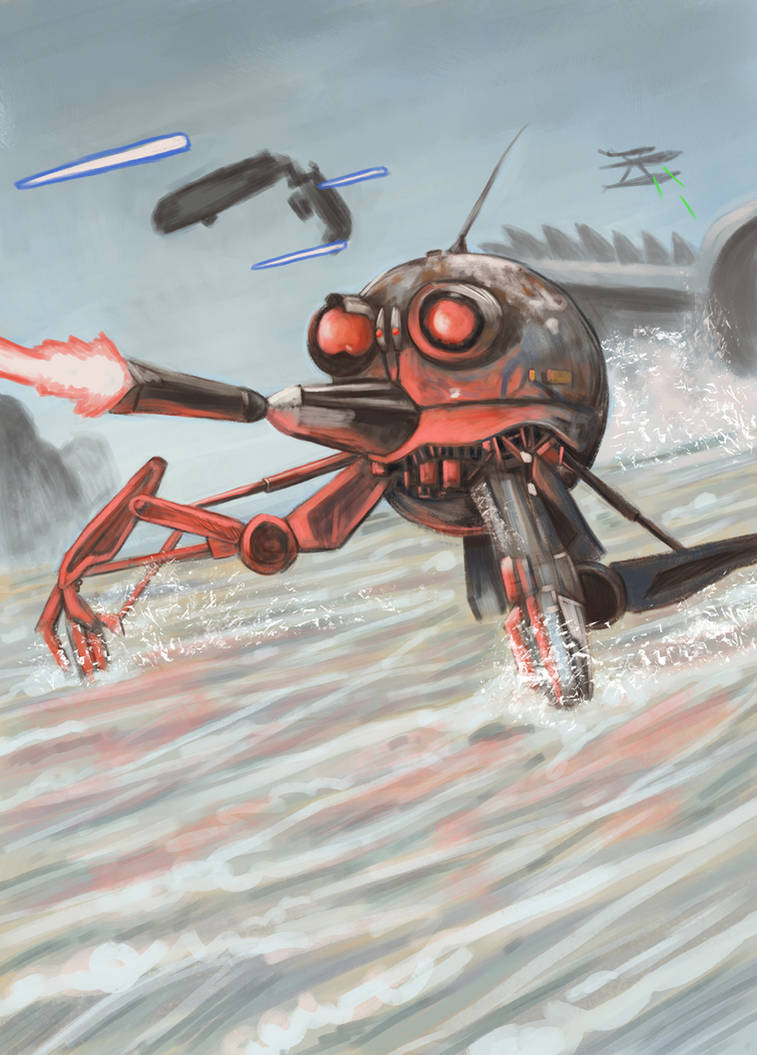 Spider Dro Spider Droid (Star Wars) by RoccoLicinio on DeviantArt
