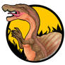 Spinosaurus badge