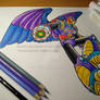 Storm Eagle w/Colored pencils
