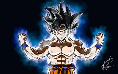 Goku's New Transformation by drawwithandy