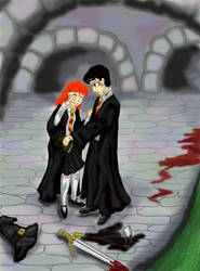 Harry and Ginny in CoS