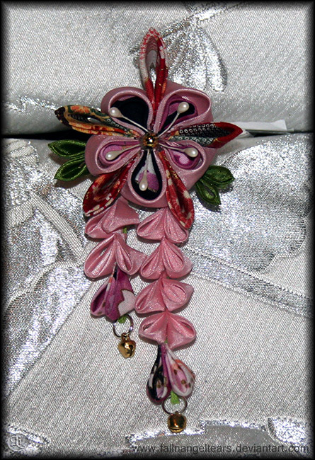 Kichona Pinku Kanzashi