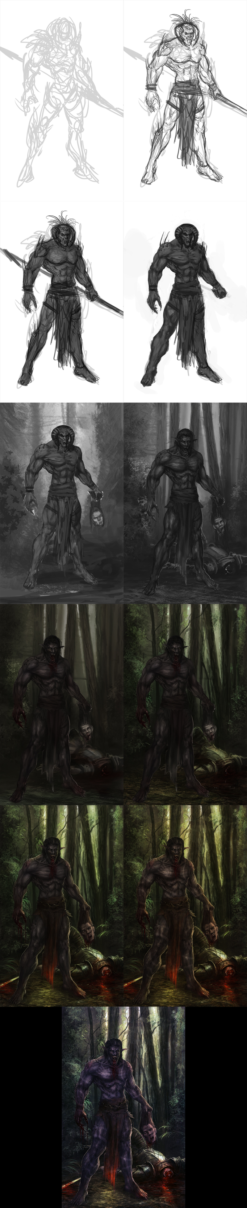 Forestbeast progression