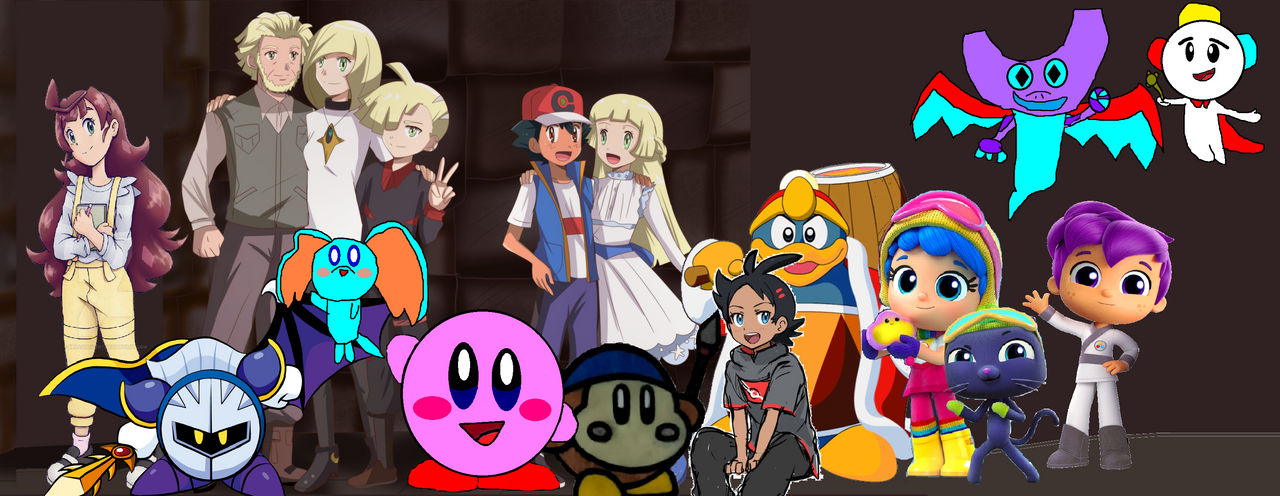 Kirby and Friends and the Aether Family by Itzahk12 on DeviantArt