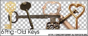 Old Keys PNG - set 16
