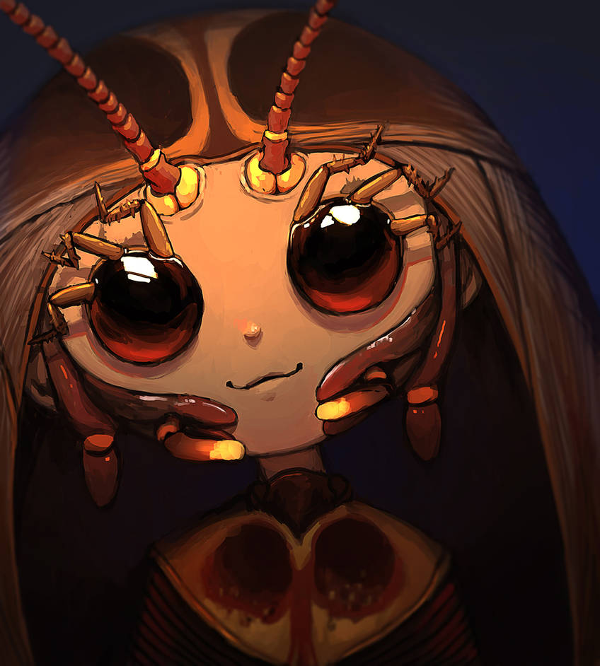 Cockroach Oni cockroach anime girl by Wafferscotch on DeviantArt
