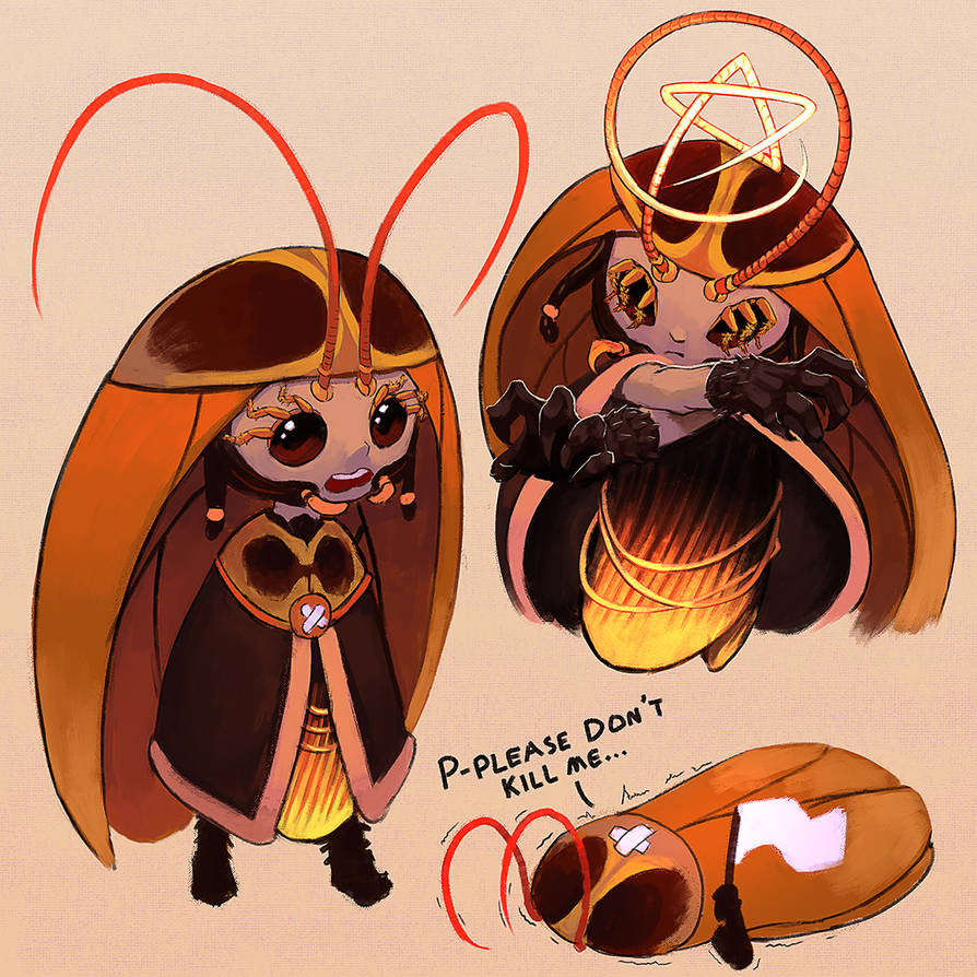 drawing the cockroach girl again by Wafferscotch on DeviantArt