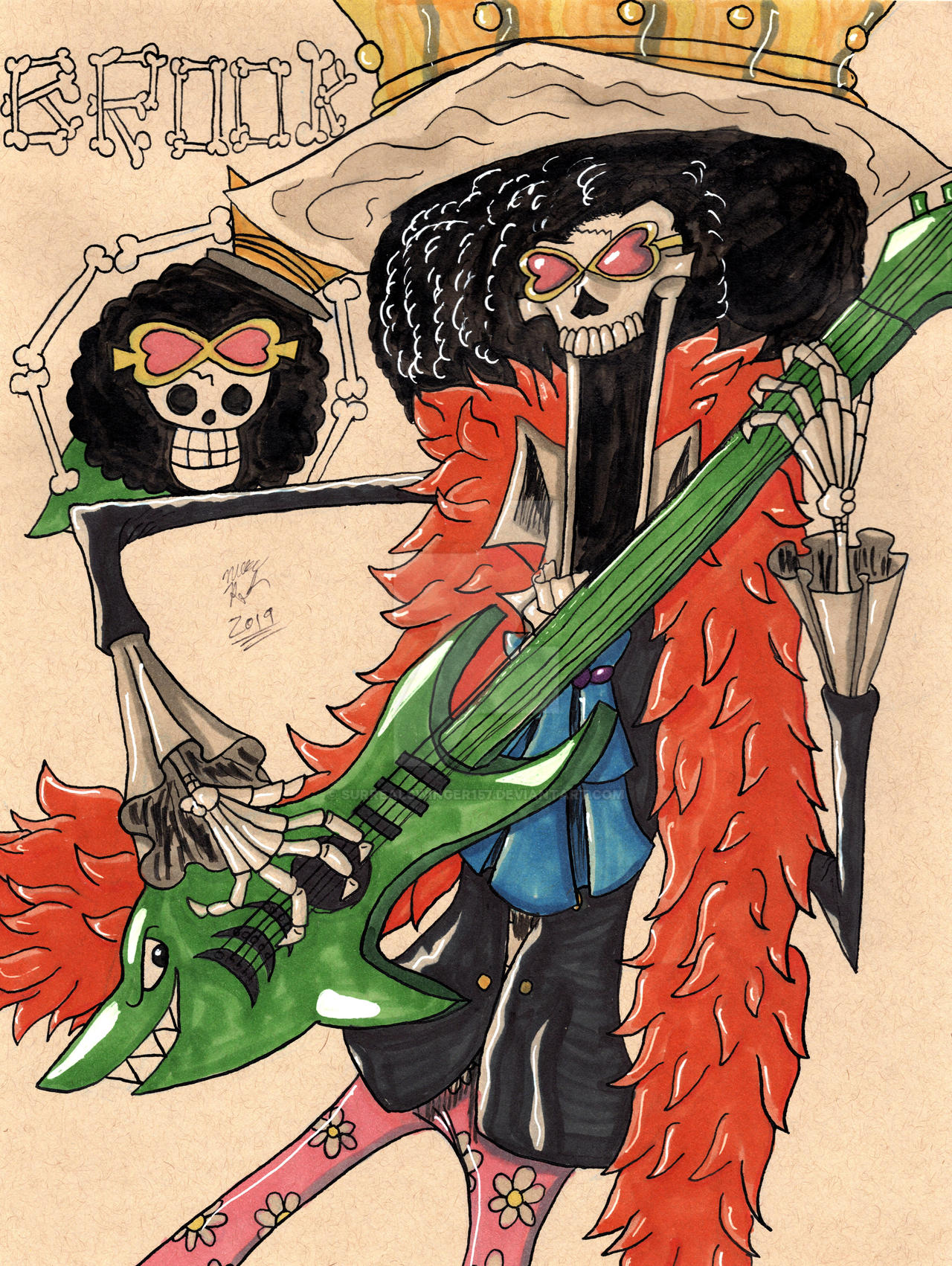 One Piece Fanart Collection 9 Soul King Brook By Surrealswinger157 On Deviantart