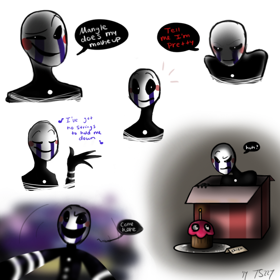 Human Puppet FNaF 2  Anime fnaf, Human puppet, Marionette fnaf