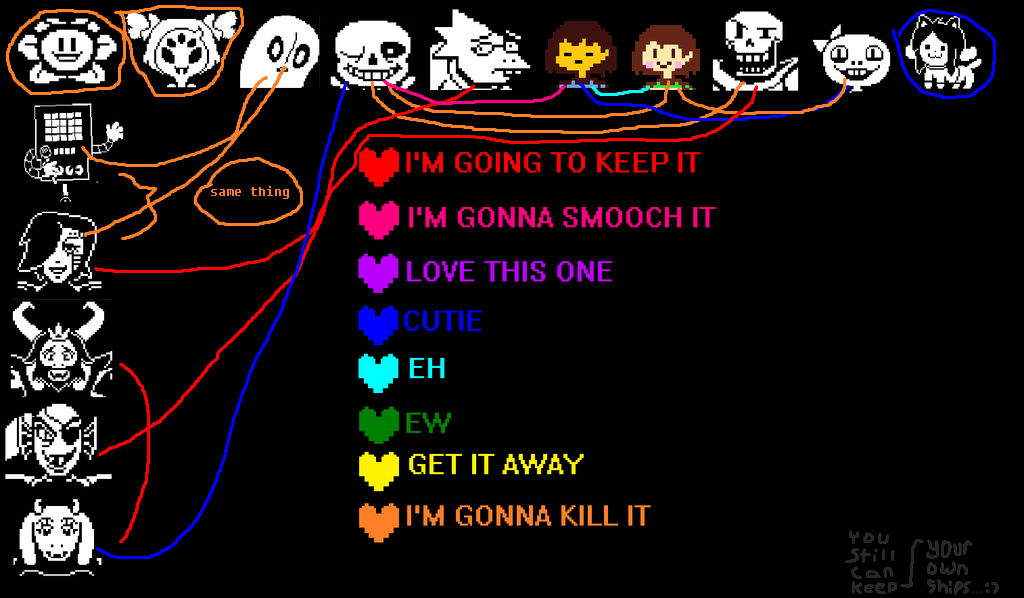 UNDERTALE Ships by eatmeplease123 on DeviantArt