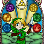 Ocarina of Time Stained Glass
