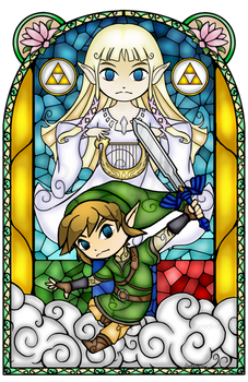 Skyward Sword Stained Glass