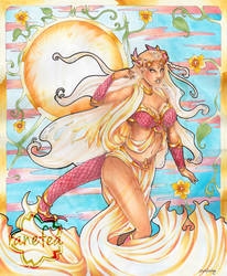Commission: Himari, Sun Dragon