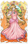 Peach Art Nouveau by Ranefea