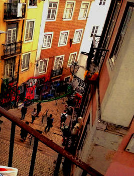 A cityscape of Lisbon , Portugal