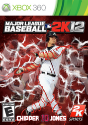 Chipper Jones MLB2K12 Cover