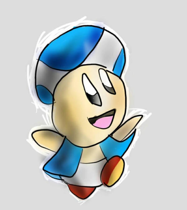 blue toad by nitedo78 on DeviantArt