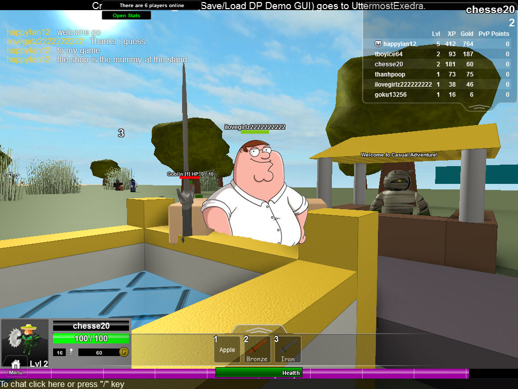 Peter Griffin Spotted In Roblox By Laserdogbad On Deviantart - roblox peter griffin shirt