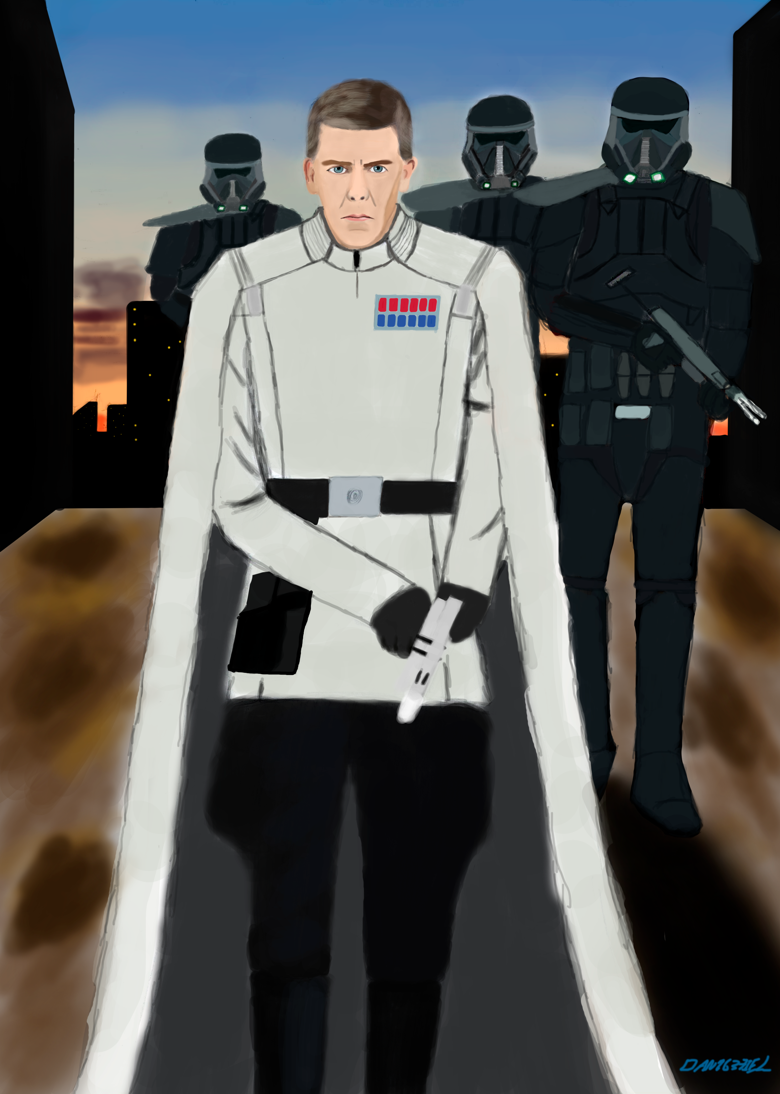 Orson Krennic and his Death troopers