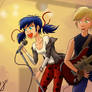 Miraculous Ladybug: Marinette and Adrien Rock Band