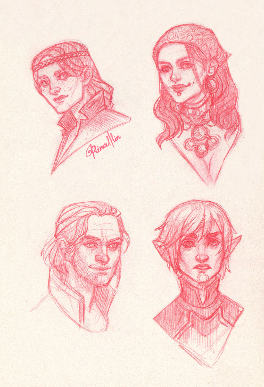 Dragon age2 companions by RinaLi on DeviantArt
