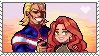 : PixelSupport Penny x Toshinori: BNHA OC :