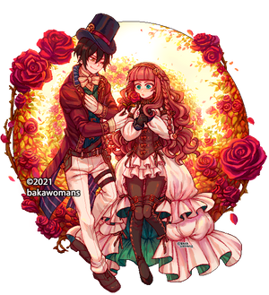 : [ Roses ] Code Realize pixelart :