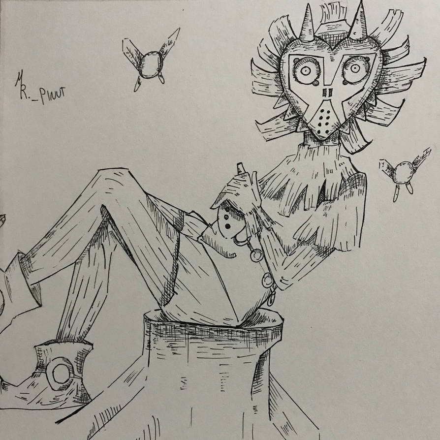 Skull kid by dantesparda616 on DeviantArt