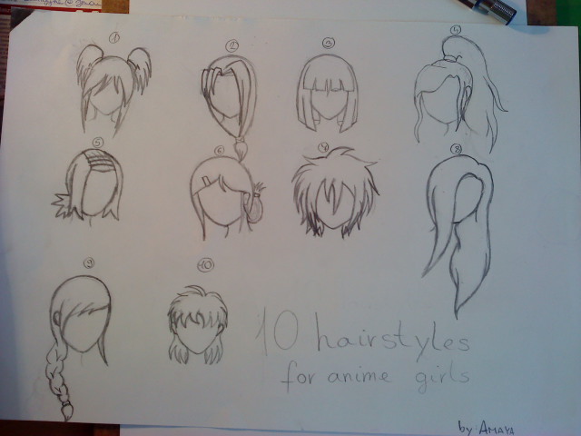 The Anime Hair Index by xxangelsilencex on DeviantArt