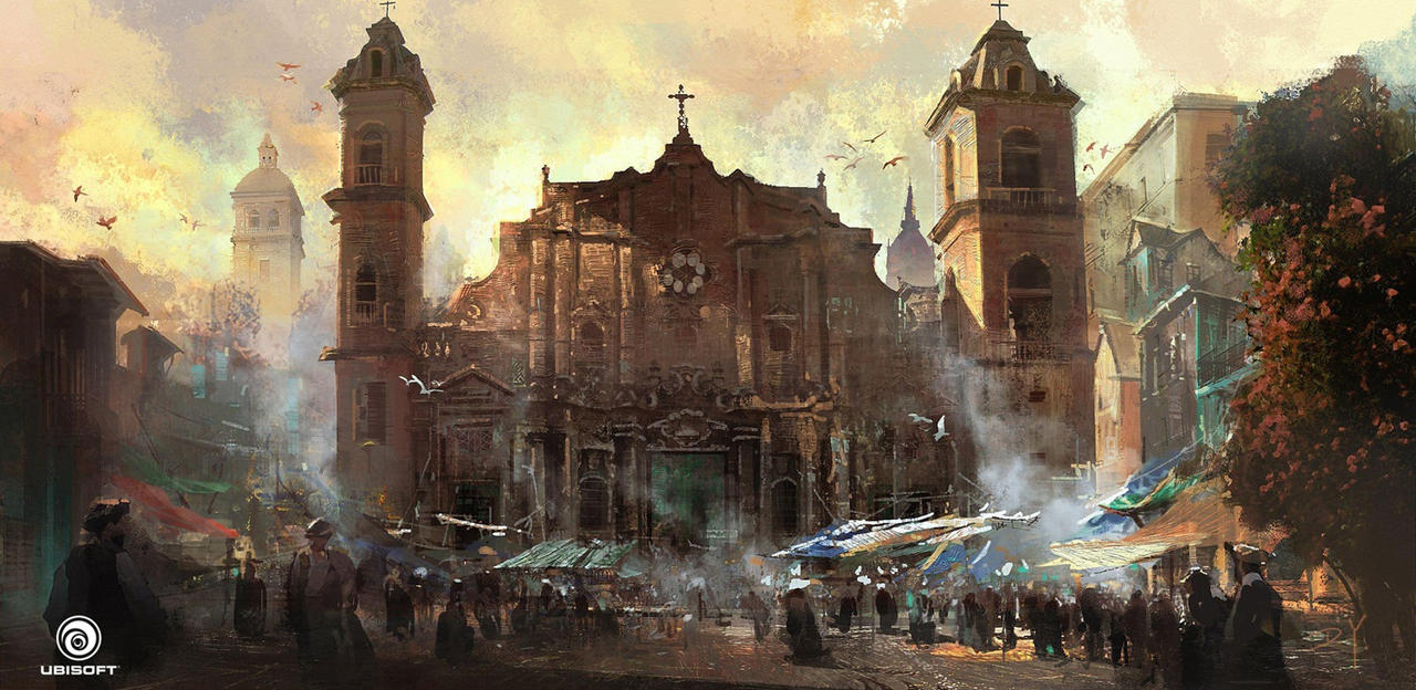 Ac4 Assassin's Creed IV: Black Flag_Havana Cathedral by Donglu on DeviantArt