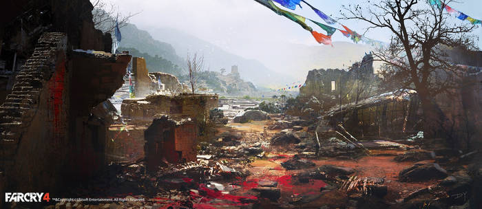 FarCry4 Concept Art - Ruins