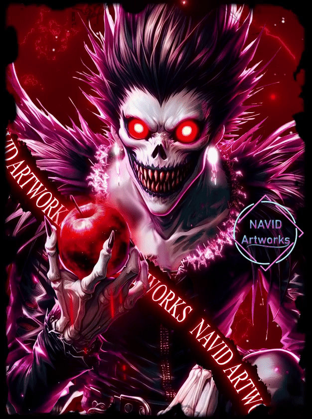 Death Note Ryuuk Inflation Ryuk Death Note Steam Artwork Animated by NavidDesign on DeviantArt
