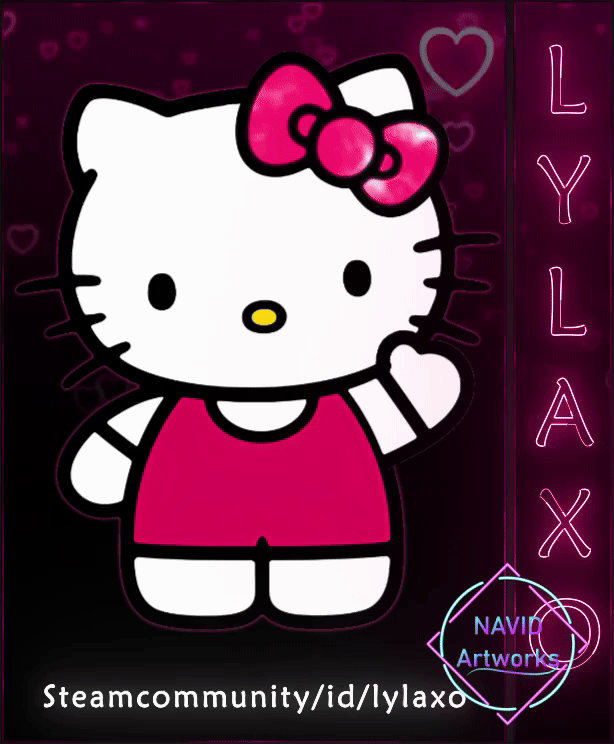 Hello Kitty Steam Artwork Animated by NavidDesign on DeviantArt