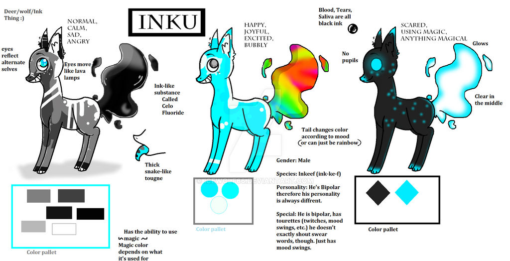 Banda Inku Color Chart Inku Ref. Sheet :) by icewolf66 on DeviantArt