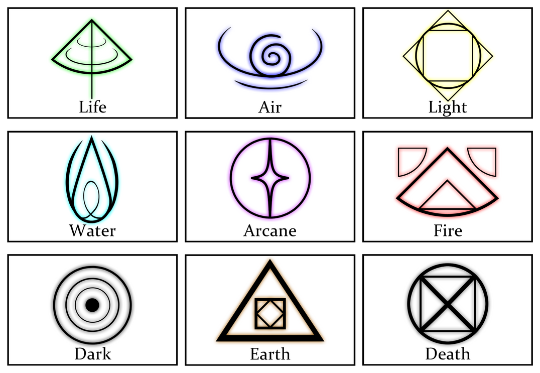 EleMental Concept Art: The Nine Elements by SaraleiNighthaven on DeviantArt