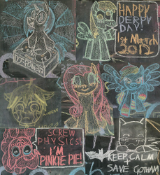 [2012] Assorted Chalk Drawings