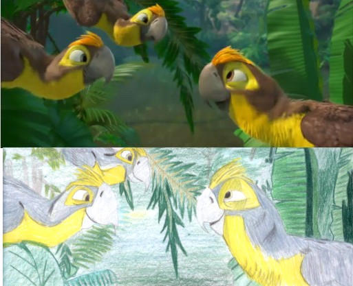 Parrot Rio Golden Rio Parrots by FuzzyPeach73 on DeviantArt