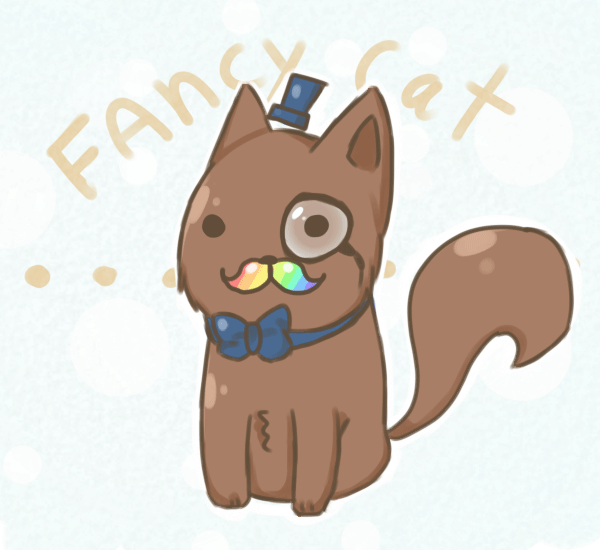fancy cat by nada1ai on DeviantArt