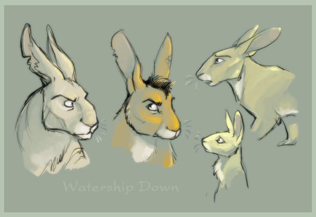 The Rabbits of Watership Down by lyosha on DeviantArt