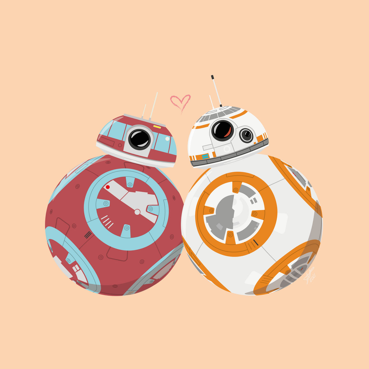 Cb Bb BB-8 and CB-23 by mikiillustrates on DeviantArt