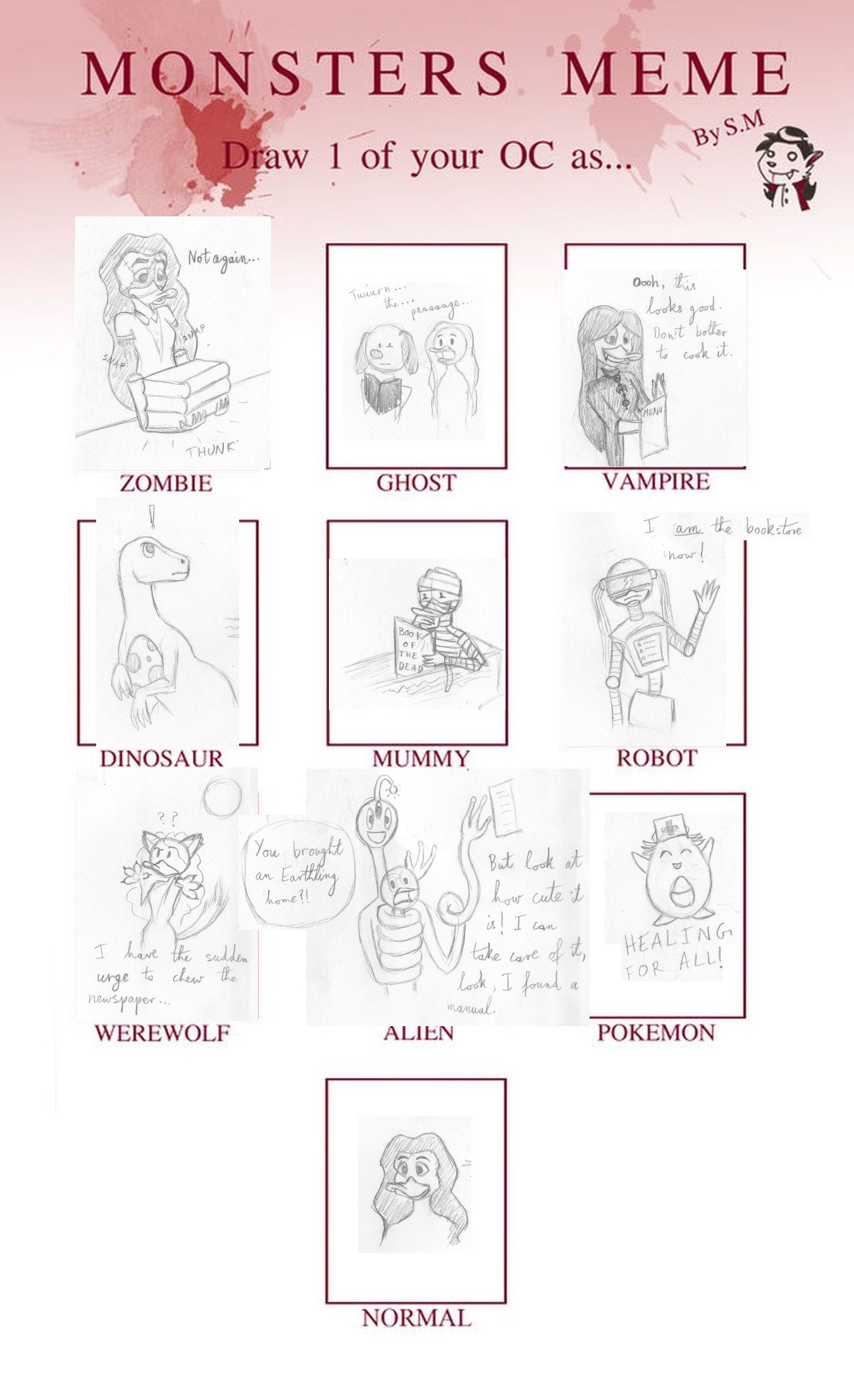 Monster Mem Monsters Meme by Desert-Lilly on DeviantArt