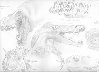 Dinosaurs sketches