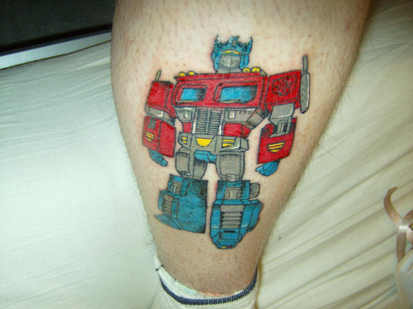 Optimus Prime Tattoo by deanw666