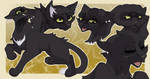 [Warrior Cats] Ravenpaw Style Test REDO by dogabba